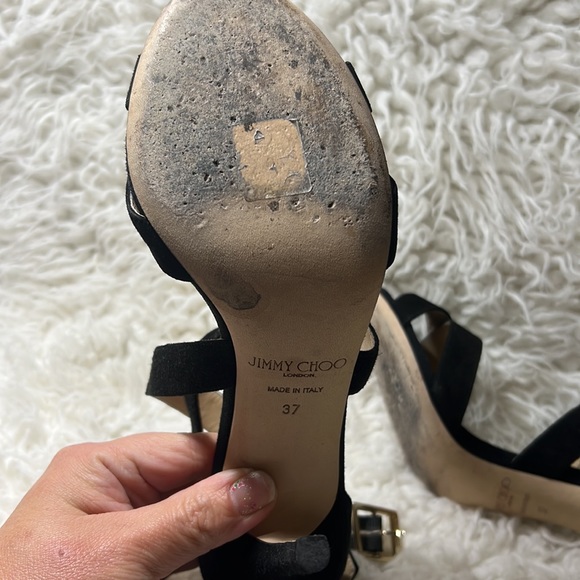 Jimmy Choo LOTTIE Size: 7 OSUE 028 Black - Picture 3 of 6